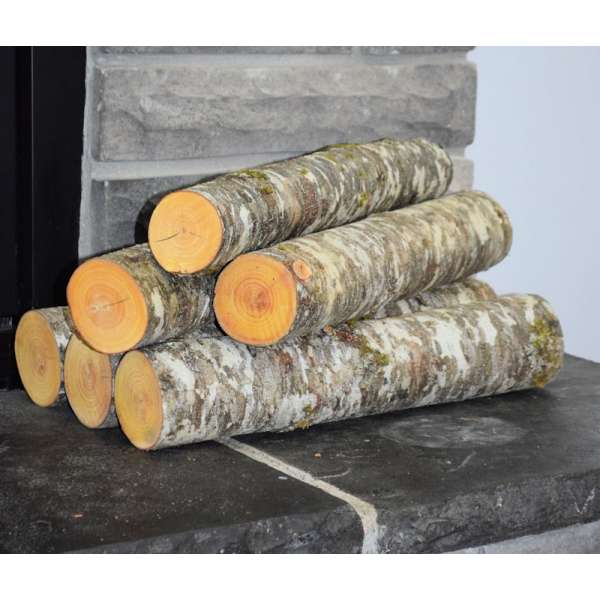 Red Alder Firewood Logs Loose - 3 Decorative Large Logs