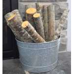 Red Alder Firewood Logs Loose - 6 Decorative Medium Logs