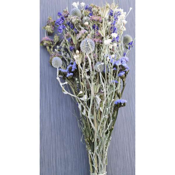 Dried Flower Blue Bouquet Garden Bunch