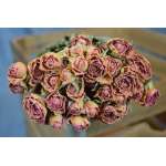 Mini Dried Rose Bouquet - Pink