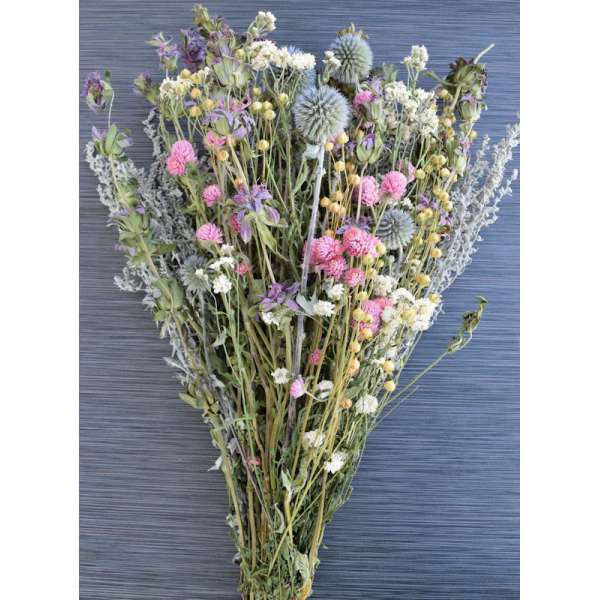 Dried Pastel Flower Bouquet