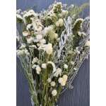 Dried White Garden Flower Bouquet