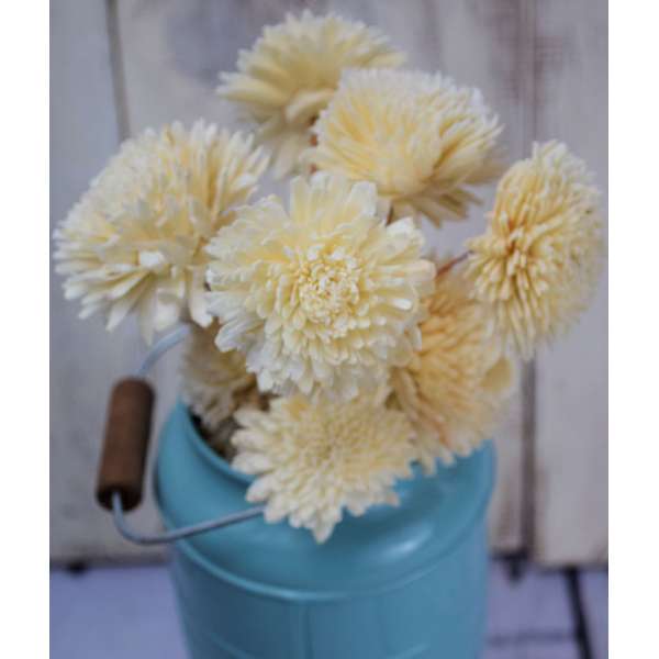 Wood Flowers - Wood Zinnias