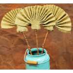 Decorative Burlap Fans - Teddy Fans