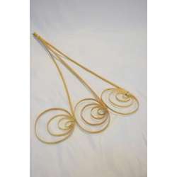 Dried Cane Spirals - Natural