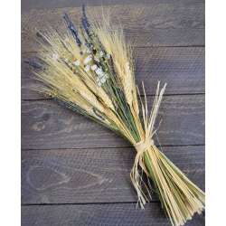 Golden Days of Summer - Wheat and Lavender Bouquet