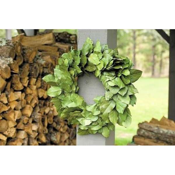 Dried Salal Wreath - 26 inches