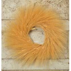 Extra Large Natural Wheat Wreath - 28 inch