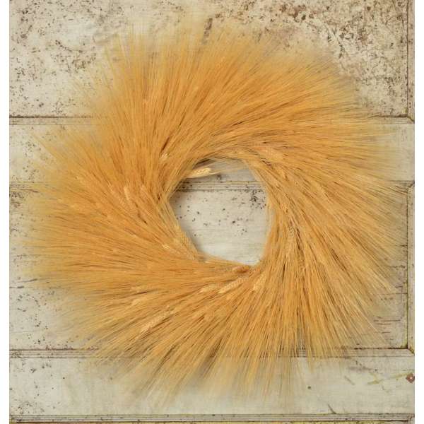 Extra Large Natural Wheat Wreath - 28 inch