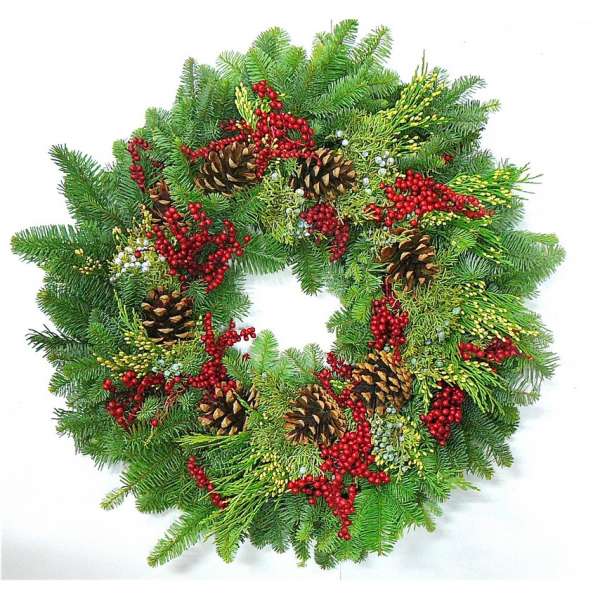 Fresh Evergreen Wreath