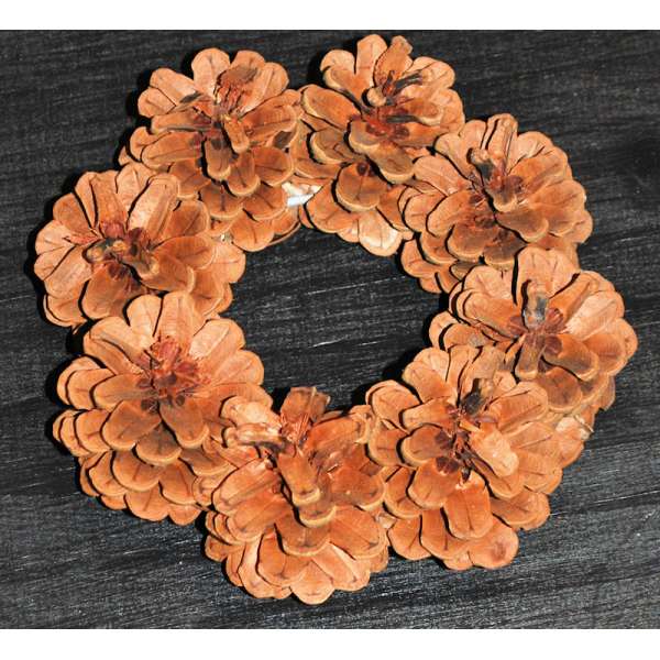 Mini Pine Cone Wreaths - 6 inch