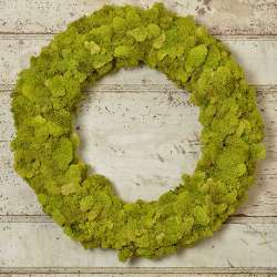 Dried Reindeer Moss Wreath